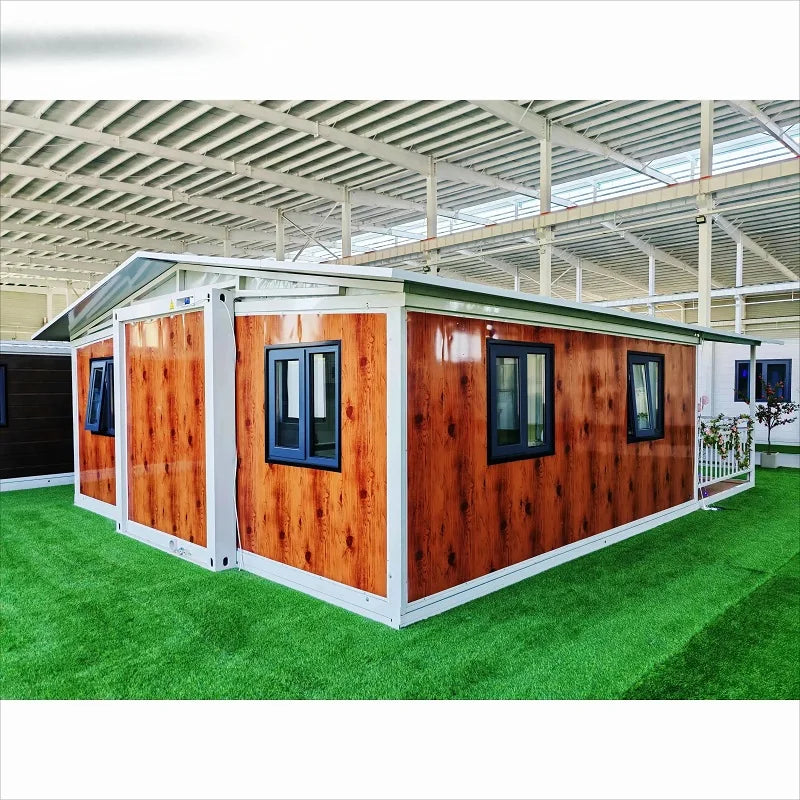 High Quality Folding House Living Villa Prefabricated Expandable Container House 2 Bedrooms Prefab Portable Mobile Tiny Home