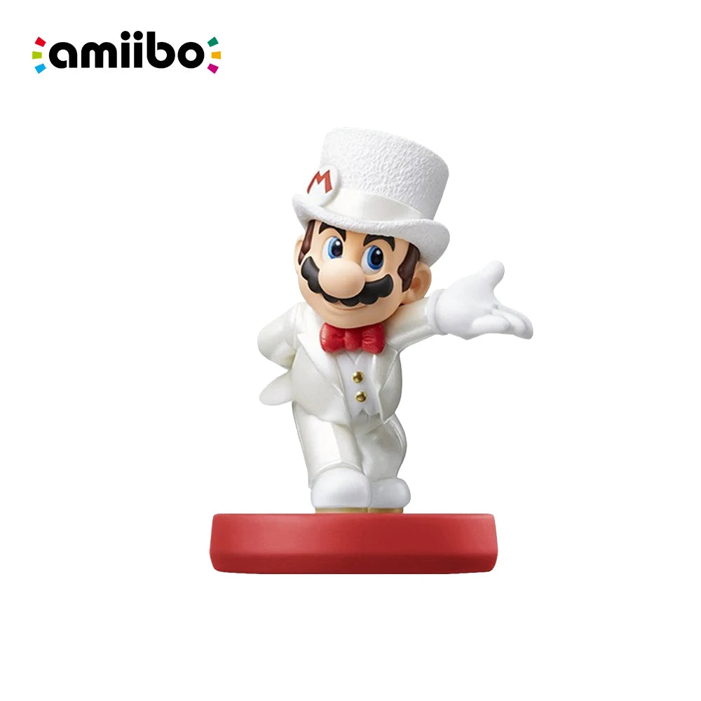Nintendo Amiibo Figure Wedding Outfit - Peach /Bowser/Mario - Super Mario Odyssey-for Switch Game Console Game Interaction Model