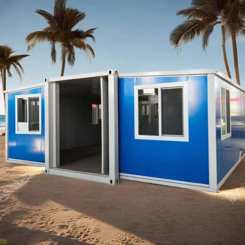 Customized Prefabricated Container House, Modular Expandable Homes, Mobile Tiny House, Office Cabin, Disaster Relief Housing Fol