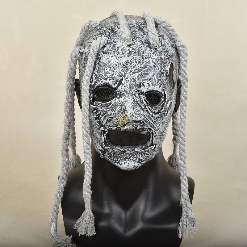 Joey Mask Jordison Band Slip Cosplay Knot Accessories Men Halloween Masquerade Male Scary Full Face Helmet For Disguise Roleplay