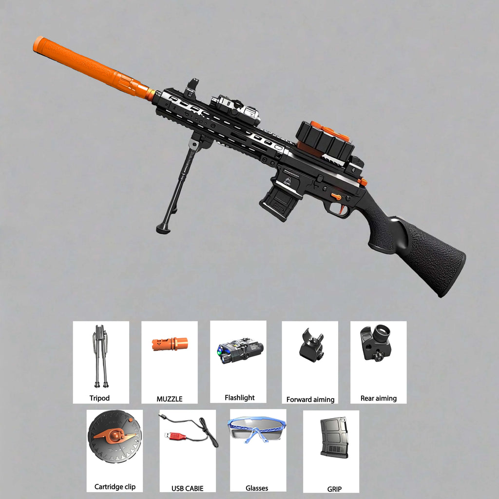 SCR Gel Water Ball Blaster，for Outdoor Activities Game Party.2MODE:Hand Movement And Electric Full Auto(without water beads)