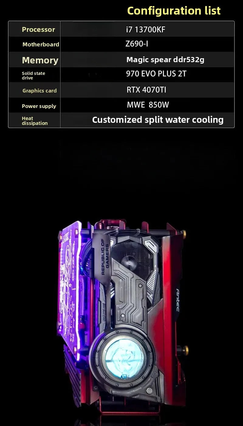 Theme host 13700k/4070TI gaming computer e-sports game host