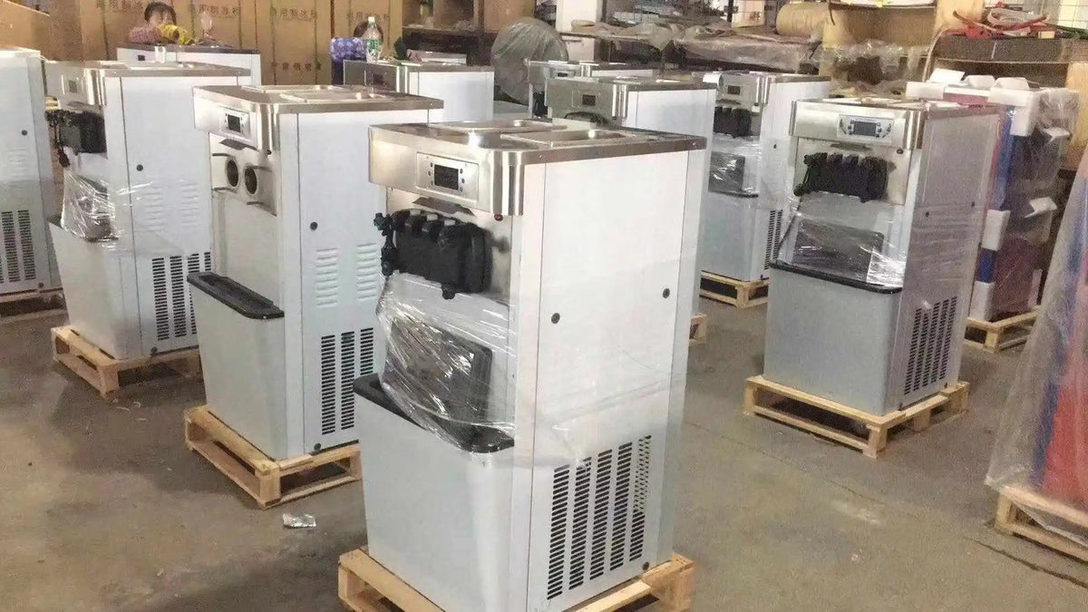 Table Top/vertical Ice Cream Machines And Soft Ice Cream Vending Machines For Hotels And Restaurants