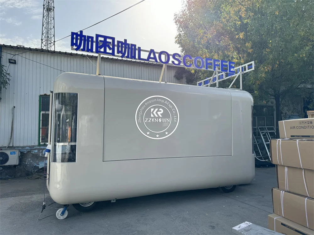 Food Truck Mobile Street Food Coffee Trailer Food Cart Fully Loaded Unique Food Truck Manufacture