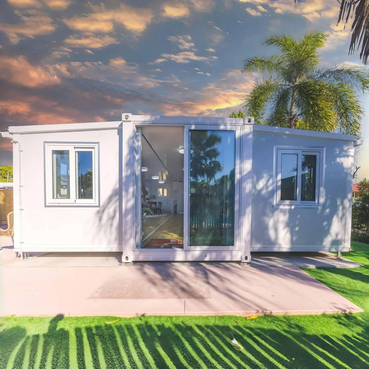 Low Cost Container House Tiny Living Homes Prefabricated Prefab Container House Coffee Shed Garage Tiny House Container for US