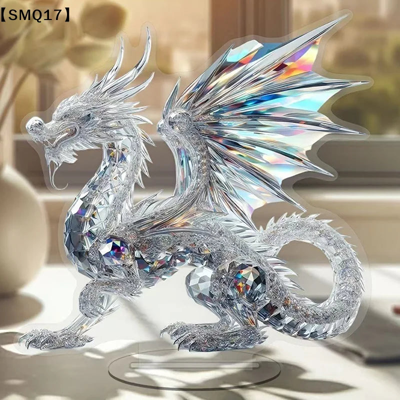 Decor Dragon Figure Dragon Decor For Office Housewarming Gift Desktop Decor Ornament【SMQ】