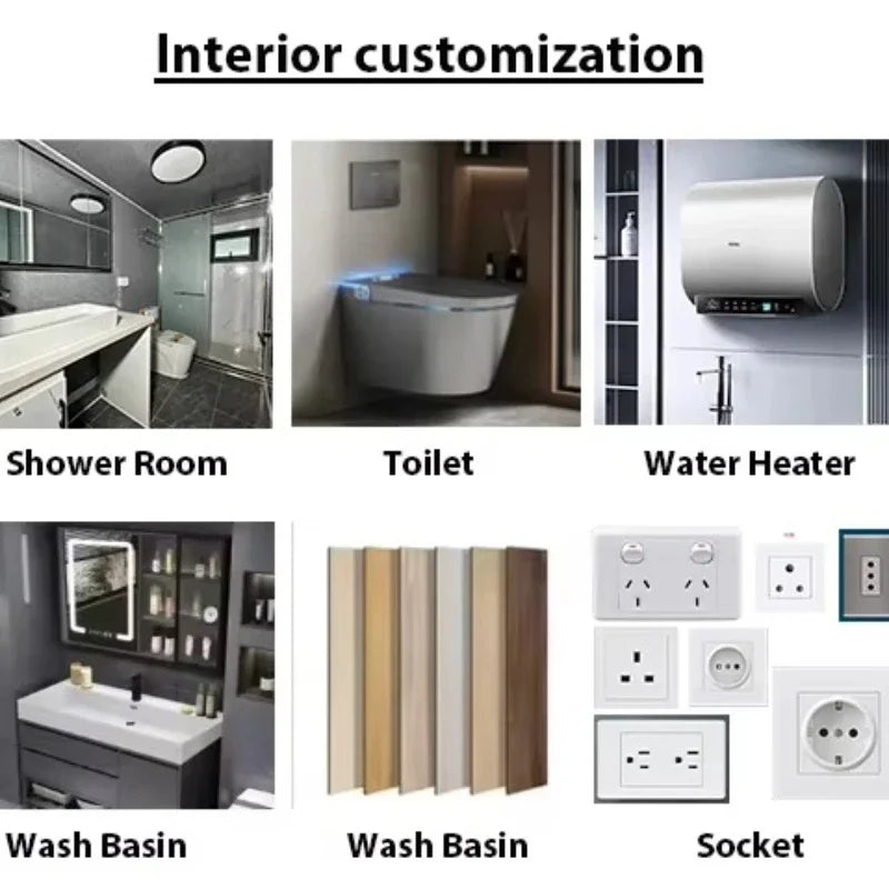 Detachable Container House Customized Hotel Mobile Home Staff Dormitory House Container Casa Modular Foldable Container House
