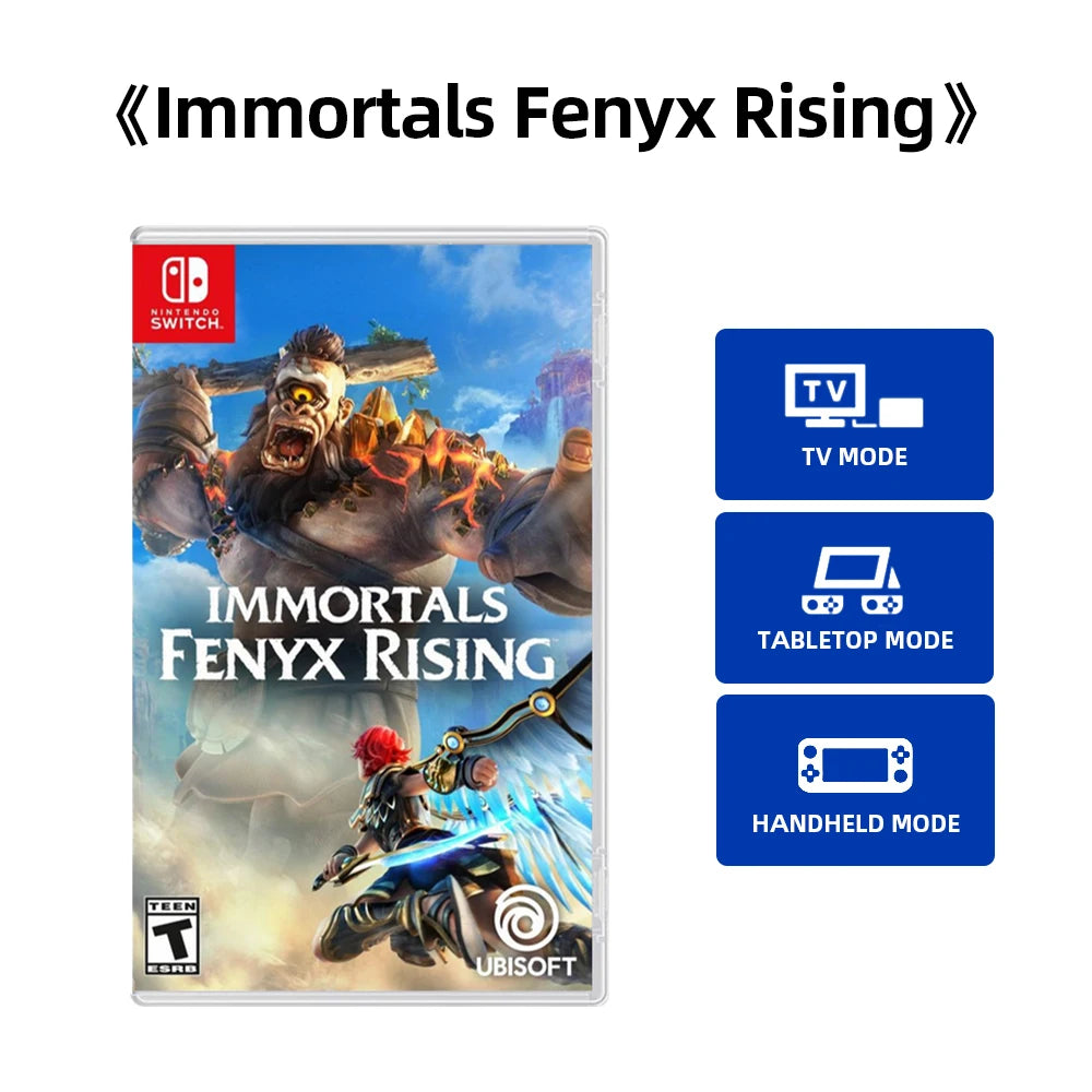 Nintendo Switch Game Deals - Immortals Fenyx Rising - Games Physical Cartridge HK version