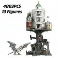 Cheapest 4803Pcs Gringotted Wizarding Bank Collectors Edition Building Block Model Birthday Christmas Gifts S