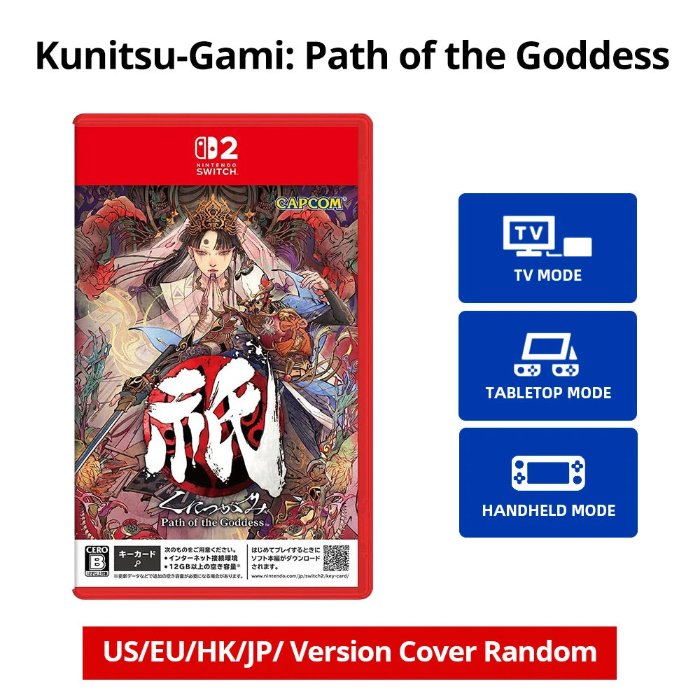 Nintendo Switch 2 Game Deals - Kunitsu-Gami Path of the Goddess - Games Adventure Action and RPG Genre Switch 2 Edition