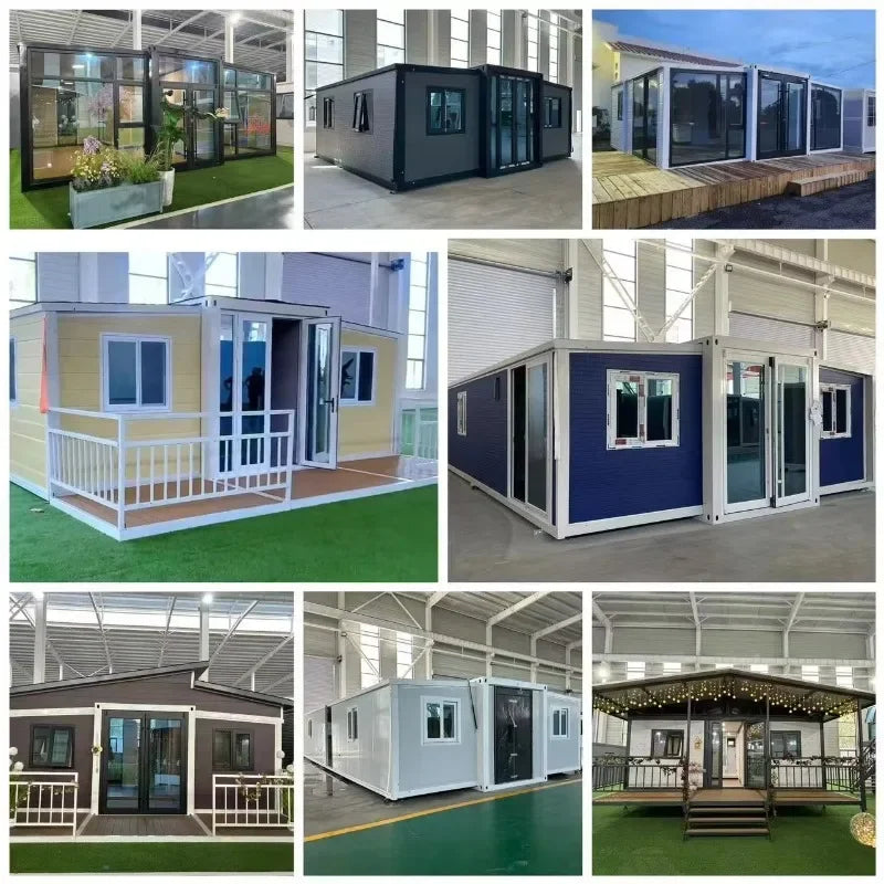 Customized Prefabricated Container House, Modular Expandable Homes, Mobile Tiny House, Office Cabin, Disaster Relief Housing Fol