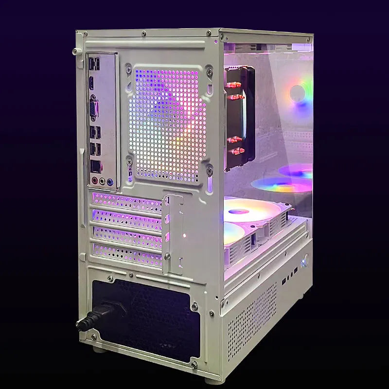 Gaming PC With Core i7 CPU /512G SSD/16GB momery 3200MB DDR3/Windows 11 with HD4600 Graphics/ white pc gamer