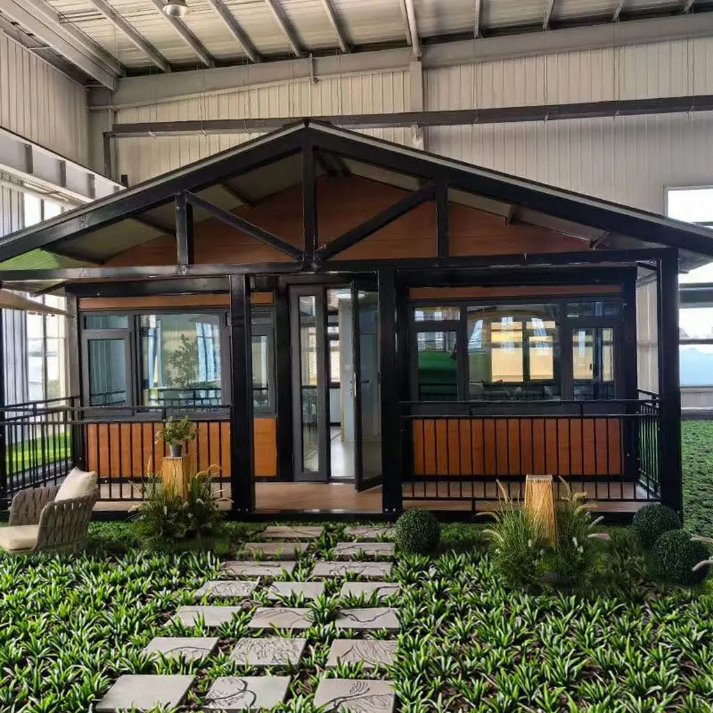 Prefabricated Container House 36㎡ Modern Portable Folding Tiny Home 2/3 Bedroom Modular Luxury Expandable Container House for US