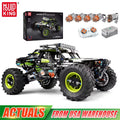 Mould King 18002 سيارات تقنية ألعاب MOC-19517 سيارة باجي 4WD تعمل بالتحكم عن بعد مجموعة بناء نماذج السيارات من الطوب هدية الكريسماس للأطفال