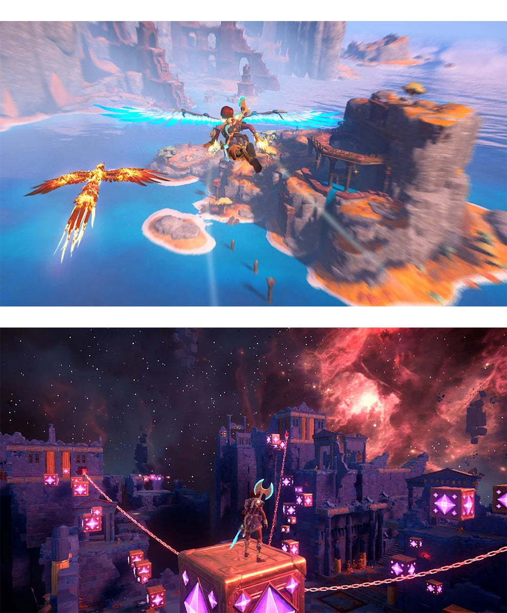 Nintendo Switch Game Deals - Immortals Fenyx Rising - Games Physical Cartridge HK version