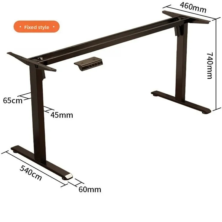 Dual Motor Smart Electric Height Adjustable Desk Leg Frame, Ergonomic Lifting Table Support Bracket, DIY Standing Desk Base