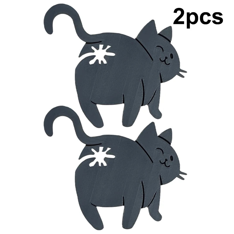 2pcs 3D Cat Butt Bread Bag Clip Snack Bag Sealing Clip Novelty Kitchen Gadget Food Storage Bag Clip For Cat Lovers
