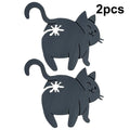 2pcs 3D Cat Butt Bread Bag Clip Snack Bag Sealing Clip Novelty Kitchen Gadget Food Storage Bag Clip For Cat Lovers