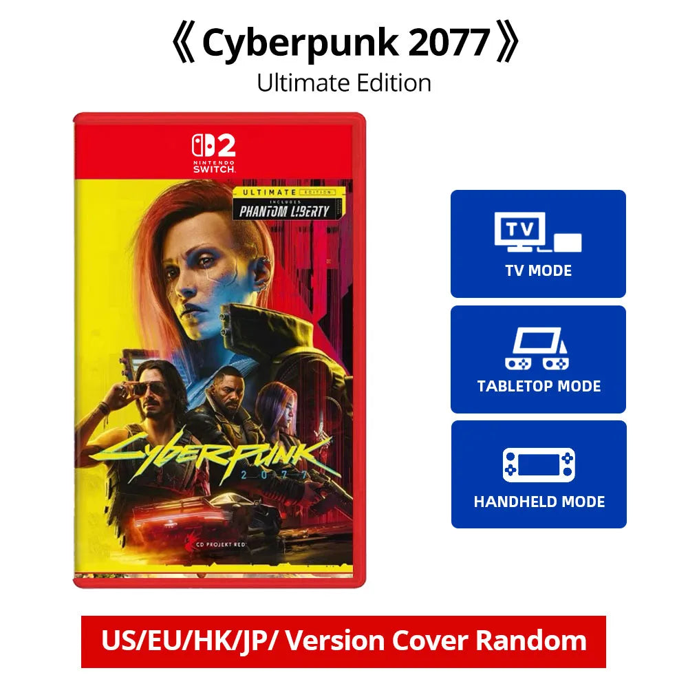 Nintendo Switch 2 Game Deals - Cyberpunk 2077 Ultimate Edition -  Games Adventure Action and RPG Genre Switch 2 Edition