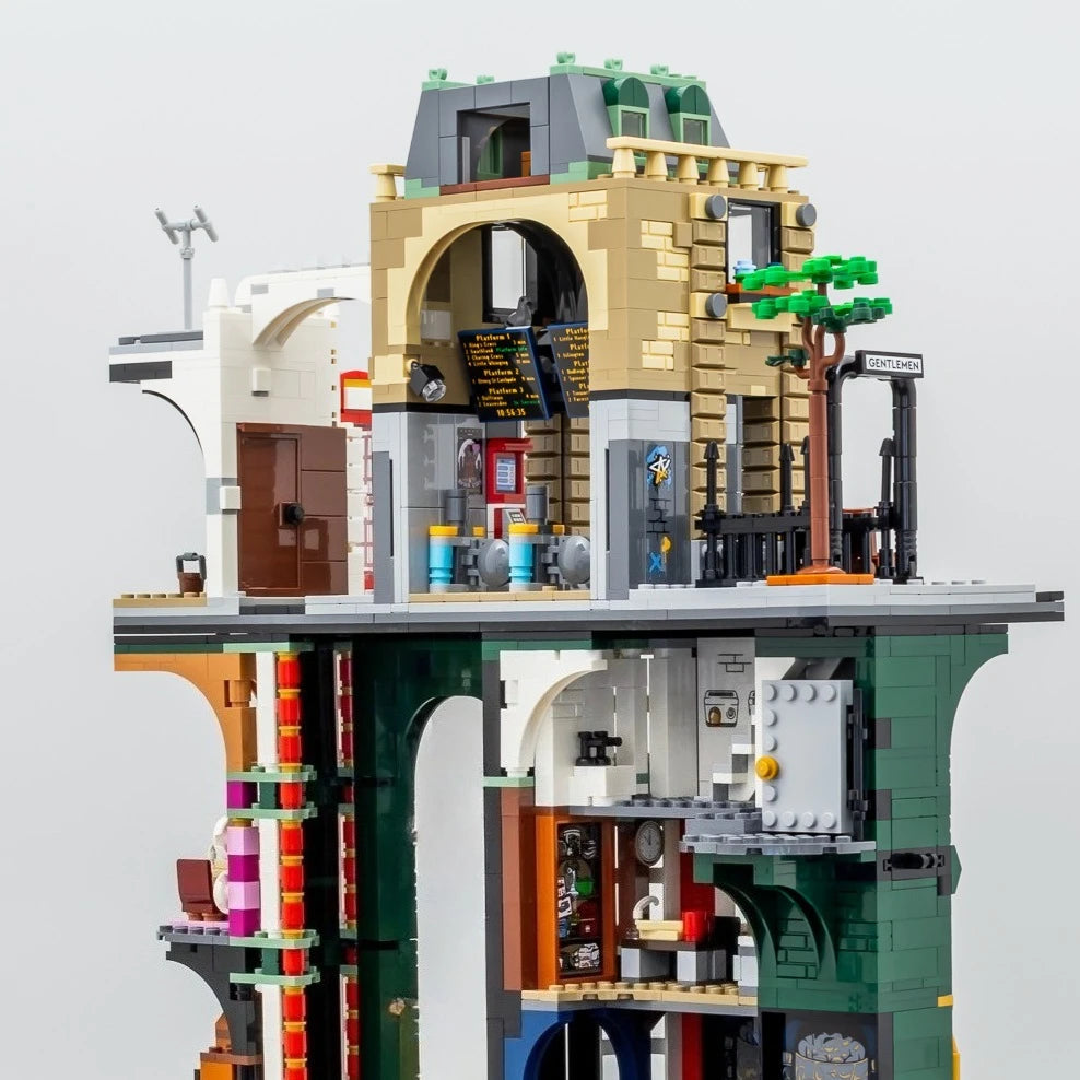 Custom MOC 76476 Ministry Model Building Blocks Architecture Modular Castle Assemble Birthday Toys For Adult Christmas Gifts