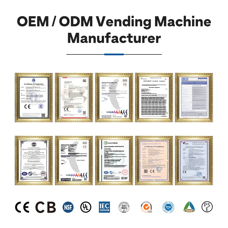 FOODLINE Customized Vending Machines Supplier Maquinas Expendedoras Bagged Solutions Outdoor Self-Service  Ice Cube Vending
