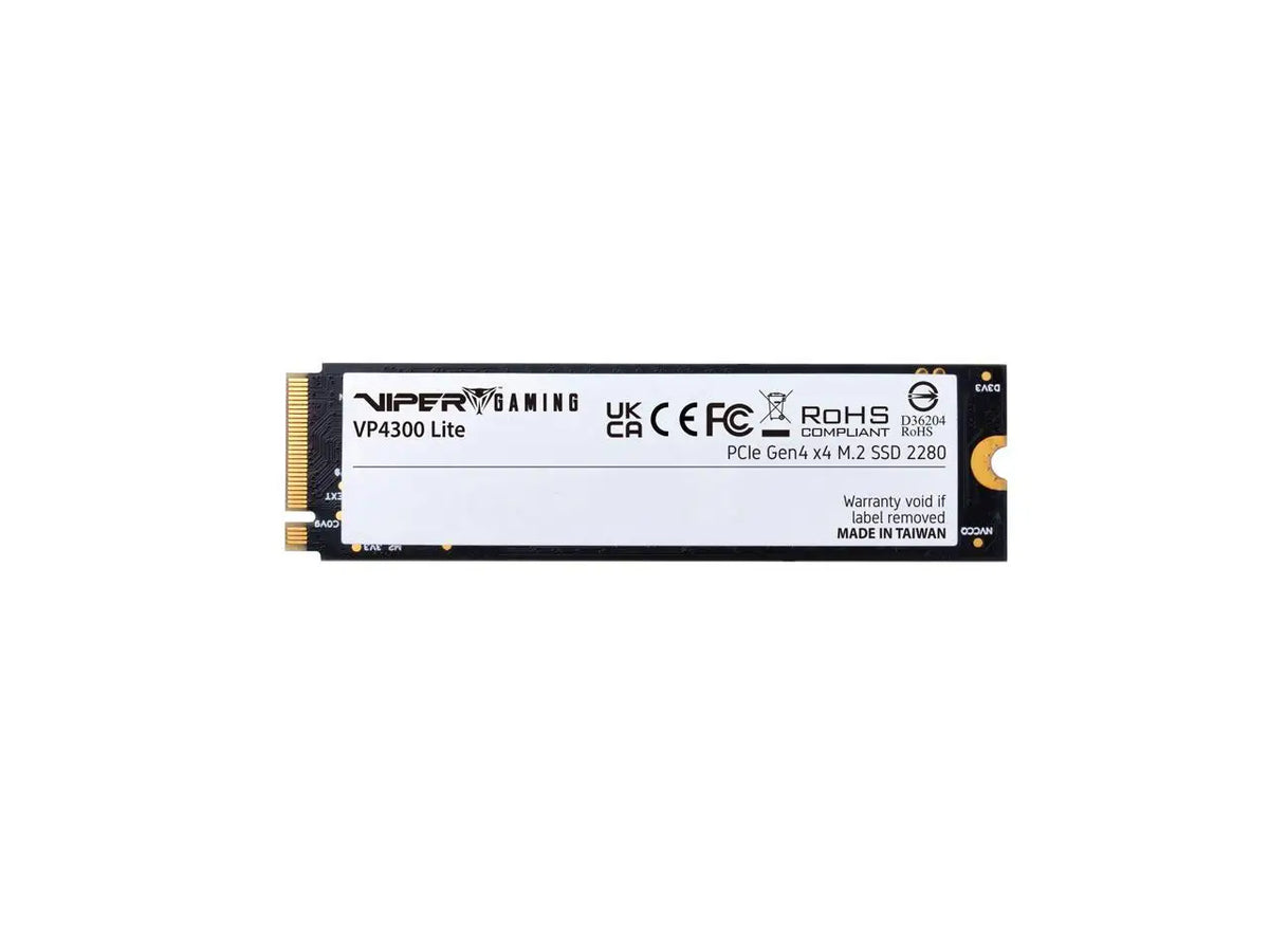 Patriot Memory Viper VP4300 Lite 500 GB M.2 PCIe Gen4 x4 SSD, Compatible with PS5