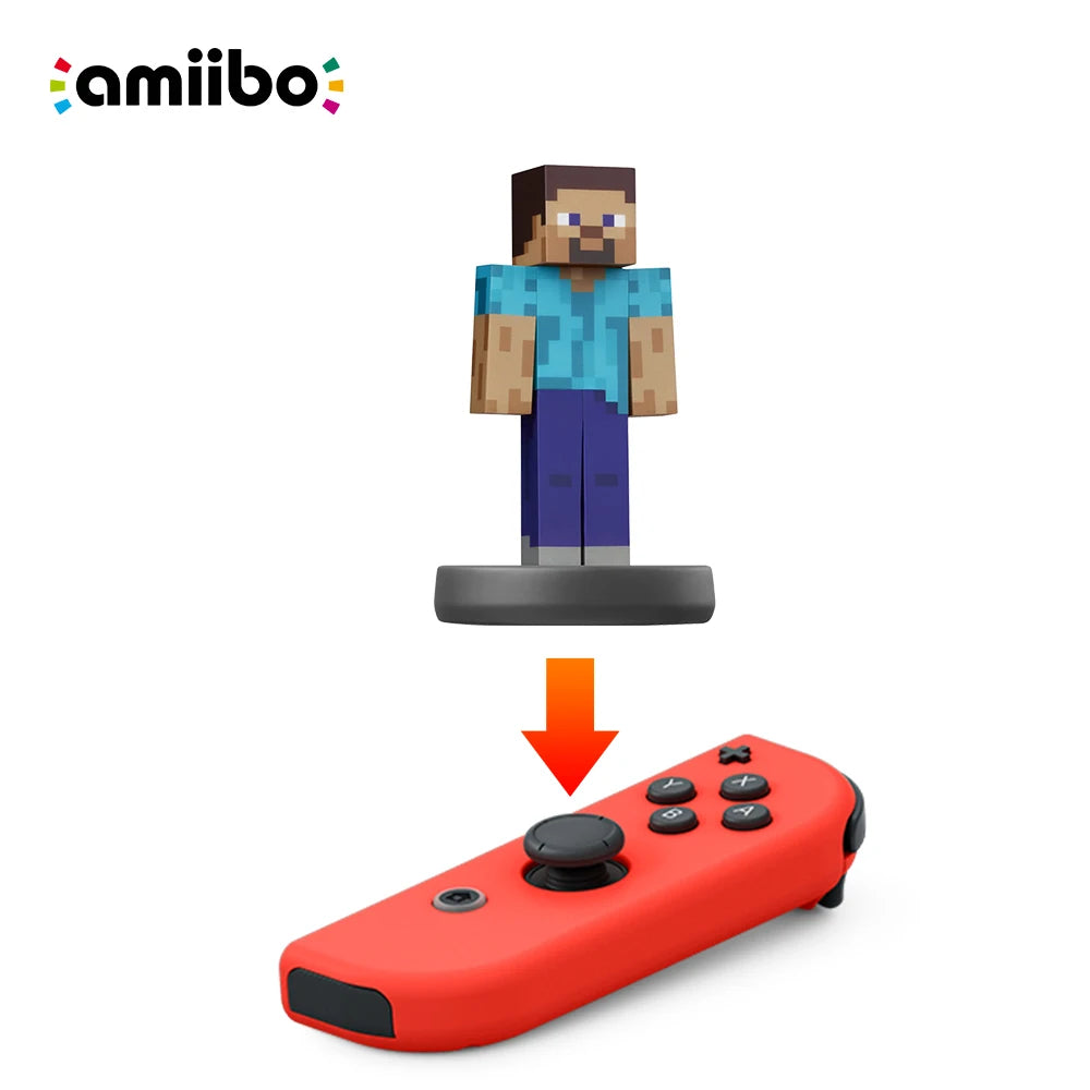 Nintendo Amiibo Figure - Steve - Alex- for Nintendo Switch OLED Lite Game Interaction Model