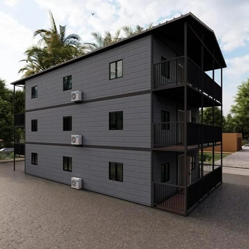 Easily Assembled Container House 20ft Mobile Container Home Villa Contemporary Coastal Rural Self-Built Container House for US