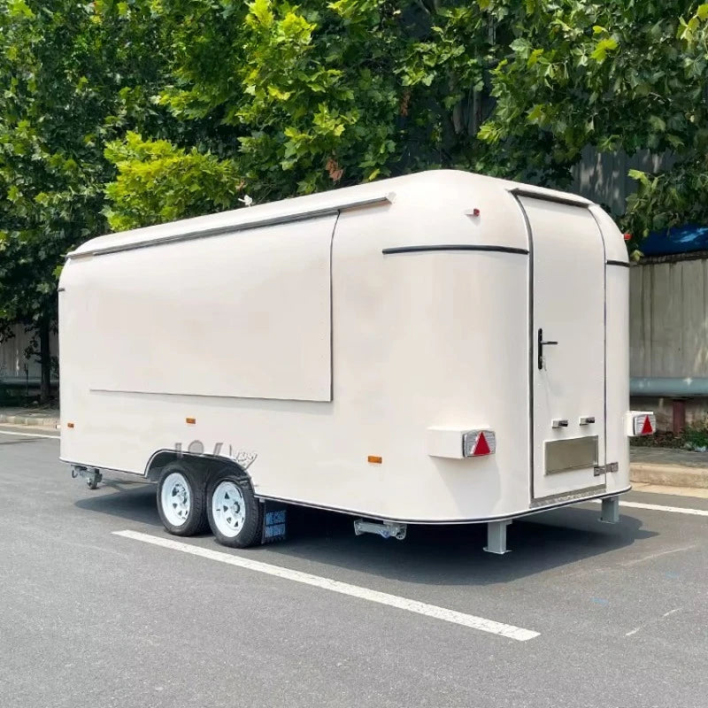 Fulai Remolque Food Truck Taco Ice Cream Truck Mobile Catering Hot Dog Burger BBQ Food Trailer with Full Kitchen Equipments
