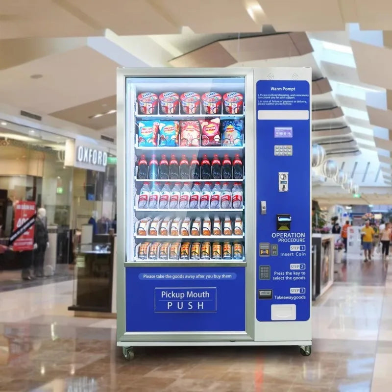 FL Snack and Beverage Vending Machine fast goods output for business center self‑service retail vending gear