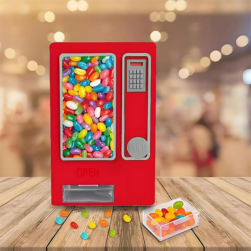Cute Candy Vending Machine for Desk, Dispense Mini Candies Manually, The Ideal Christmas&Birthday Gift
