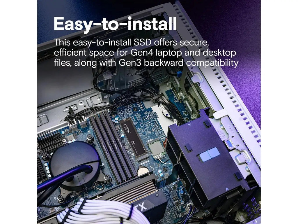 Crucial P310 2TB 2280 PCIe Gen4 3D NAND NVMe M.2 SSD - Up to 7,100 MB/s - Shift up to Gen4, with Acronis Offer, Internal Solid State Drive (PC)