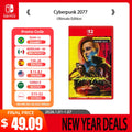 Nintendo Switch 2 Game Deals - Cyberpunk 2077 Ultimate Edition -  Games Adventure Action and RPG Genre Switch 2 Edition