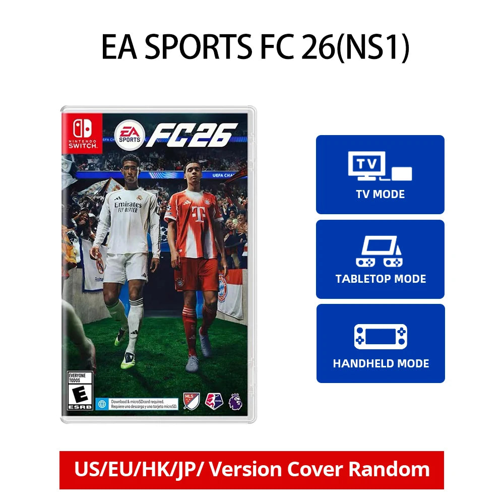 Nintendo Switch Game - EASPORTS FC26 - for NS1/ NS2 Games Cartridge Physical Card