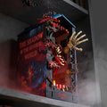 Strangered Story Upside Down Vecna Monster House Book Nook Kit Building Blocks 3D Puzzle Bookshelf LED Bricks Toys For Kids Gift