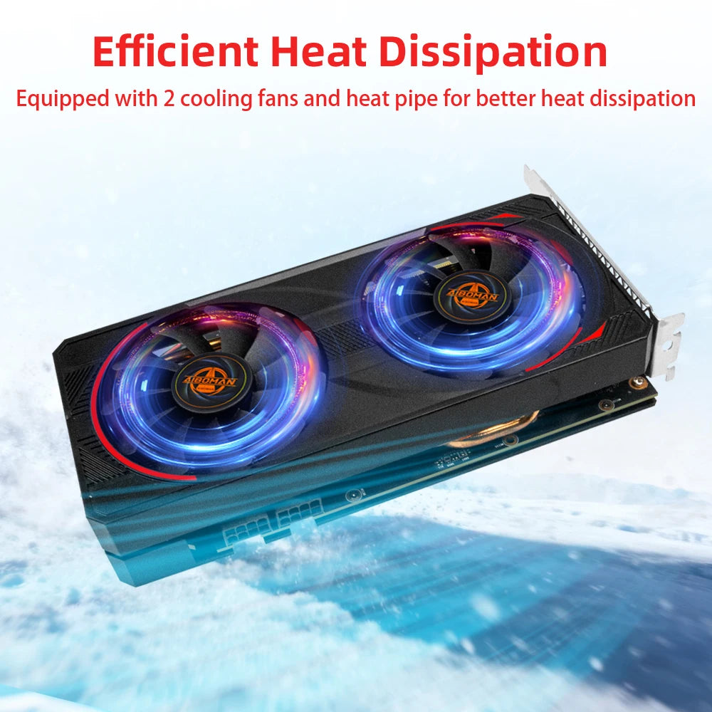 AIBOMAN Computer Graphics Cards RTX3070 8GB NVIDIA GPU GDDR6 256Bit 8Pin+8Pin PCI-E 4.0 rtx3070 8gb Suitable for  Gaming