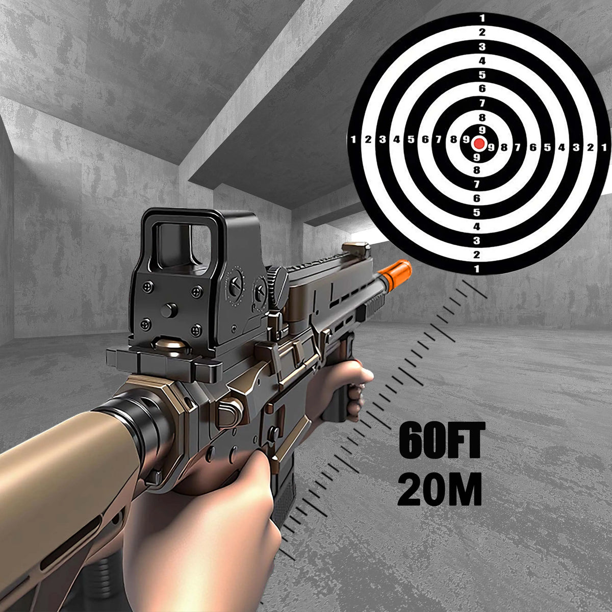 AR57 for Outdoor Activities Game Party.2MODE:Hand Movement And Electric Full Auto