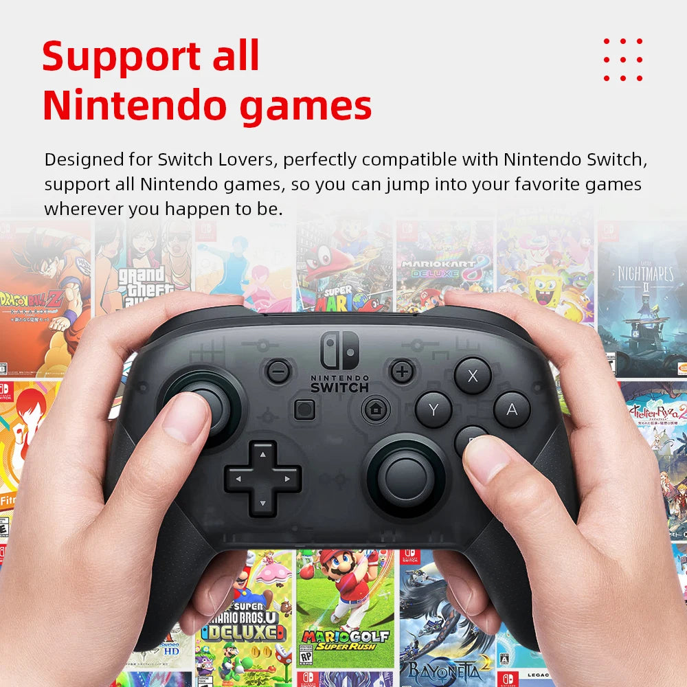 Nintendo Switch Pro Controller Bluetooth 3.0 and Build in NFC Wireless Game Controller motion controls HD rumble Amiibo