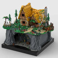 MOC 3185PCS Fairy Tale World The Diamont Mine of Seven Dwarves model DIY creative ideas Child Toy Assembly Puzzle Gift MOC-43242