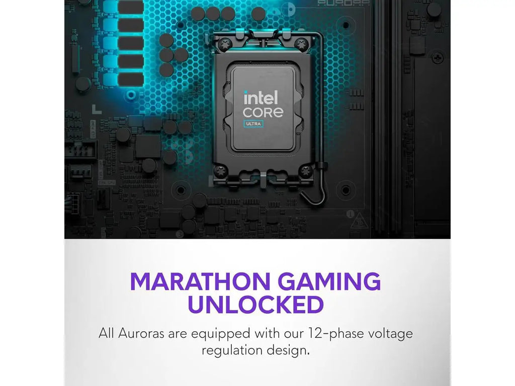 Alienware Aurora Gaming Desktop ACT1250 - Intel Core Ultra 7 265F Processor, Air Cooled, NVIDIA GeForce RTX 5060Ti, 16GB DDR5 RAM, 1TB SSD, 500W Platinum Rated PSU, Win 11 Home - Clear Panel