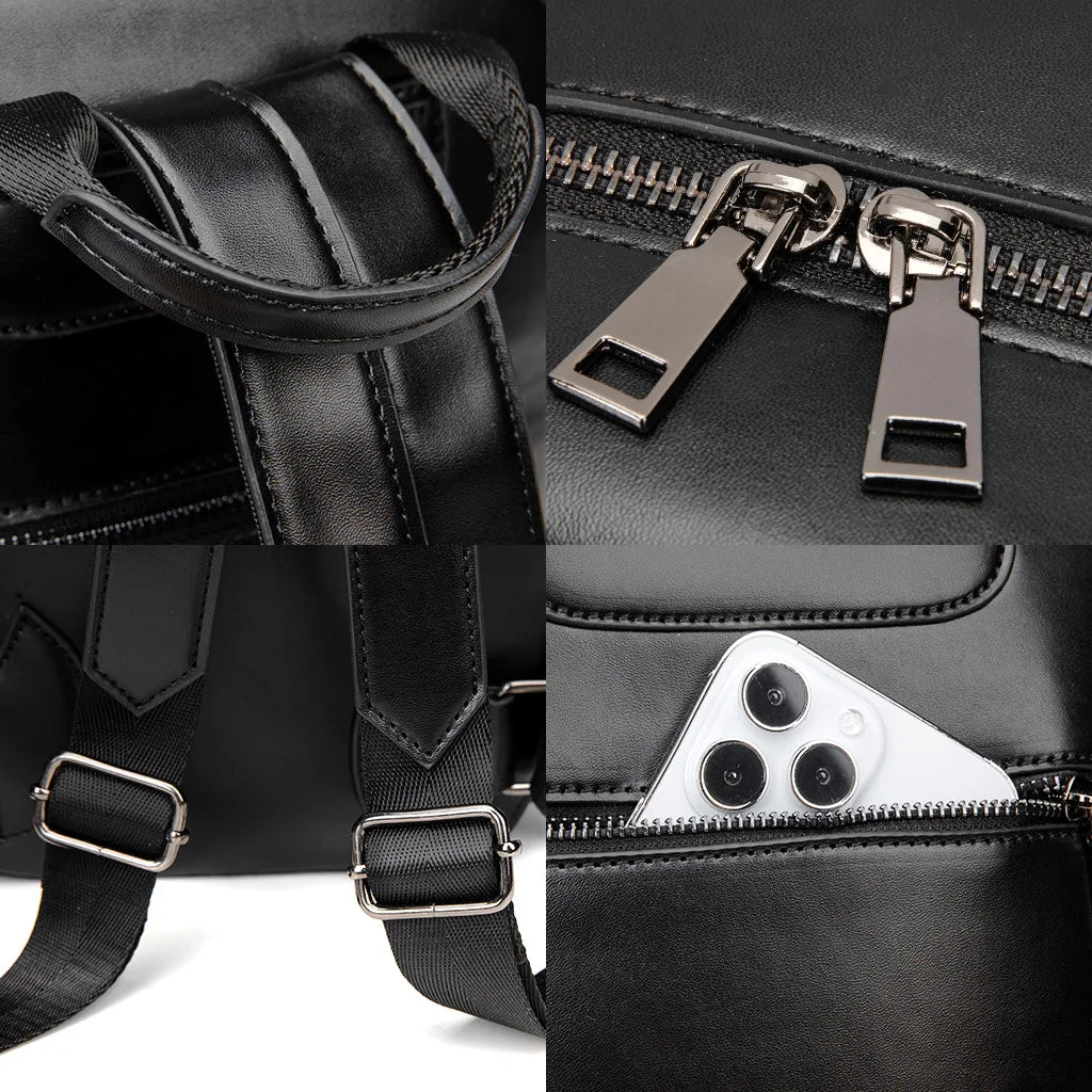Halloween Punk Large Capacity Backpack Creative Niche Handbag Gothic Style Bookbag Heavy Industry Creative Computer Handbag