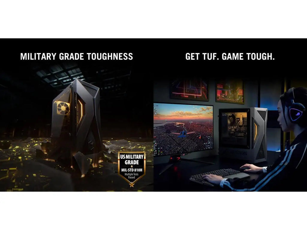 Asus T500MVMS564T TUF Gaming T500 Gaming Desktop - Intel Core i5-13420H - NVIDIA GeForce RTX 5060 Ti - 16GB/1TB