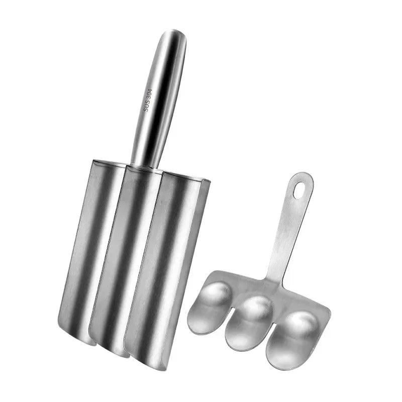 Easy-Release Non-Stick Meatball Maker Set - Manual Meatball Spoon for Effortless Fish Balls-Ideal Kitchen Tool for Home Cooking