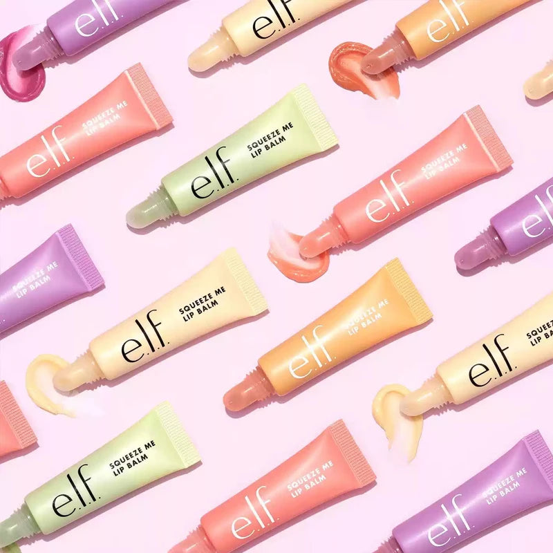 Elf Limited Time Offer Set Tinted Lip Balm Moisturizing Lip Primer with Fruit Flavor Primer Liquid Highlighter Blush Contour Pen