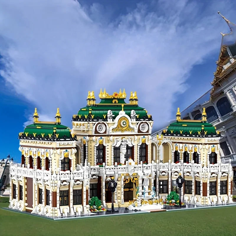 11930PCS Grand Palace Building Blocks Set Large European Baroque Royal Castle Modular Architecture Bricks MOC Street View Model Toys Kit Collectible Display Model Gift For Adult