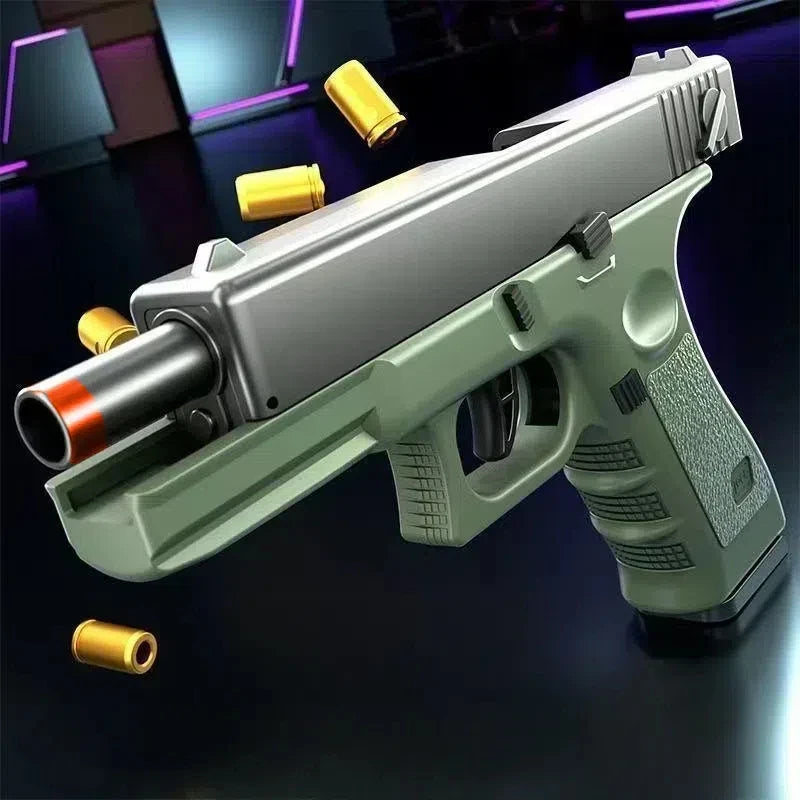 Pistol Toy Gun,Foam Blaster,Shooting With EVA Soft Foam Bullets,Is A Toy To Exercise Physical Coordination,Fun Outdoor Activity