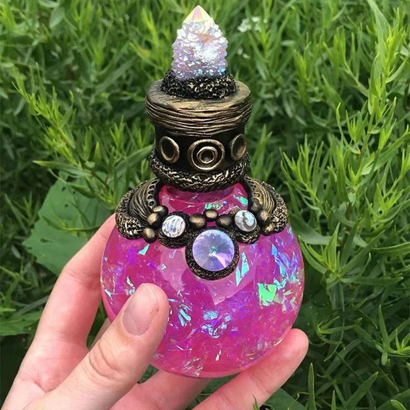 New Creative Magic Potion Bottles Desktop Decoration Ornaments Home Courtyard Resin Crafts Decoration Ornaments Birthday Gifts