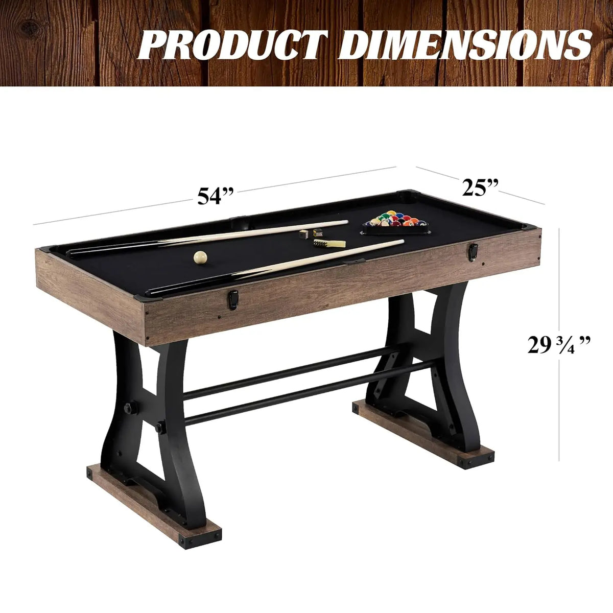 Barrington 54in Combo Game Table, Customized