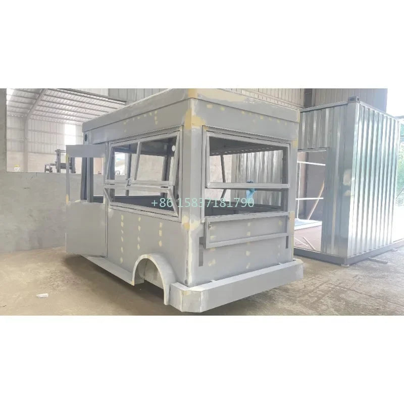 Widely Using Food Truck Trailer Kitchen Fully Equipped Mobile Fast Food Cart Trailer Snack Barbecue Food Truck Full Kitchen