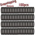 100pcs Italian Charm Stainless Steel 9mm Colorful Style Elastic Bracelet for Woman Men DIY Making GIft Dropshipping Wholesale